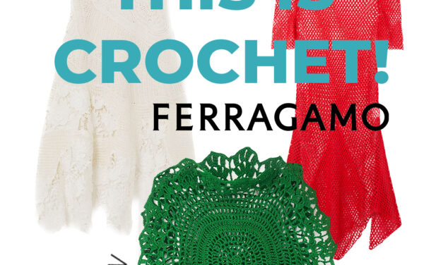 This is real crochet fashion clothing – Net-a-Porter
