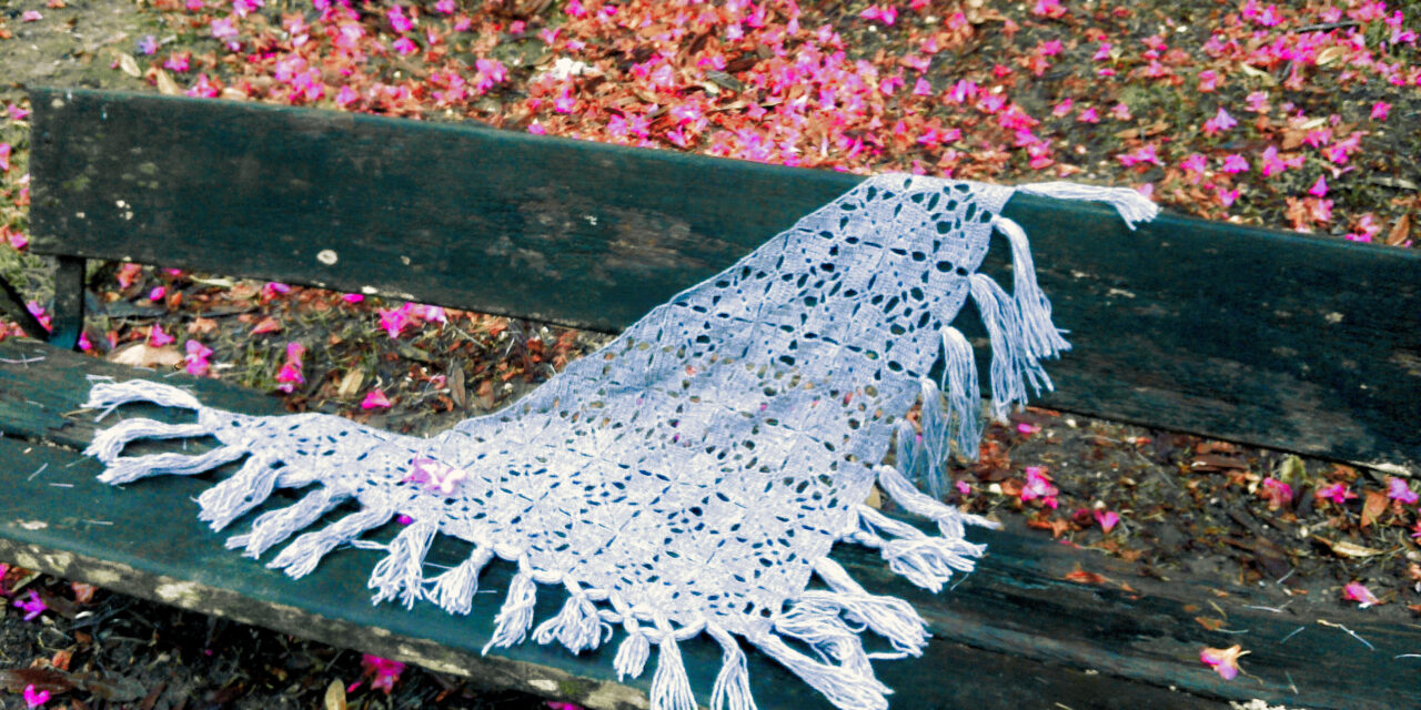Crafting a Fun Crocheted Square Scarf for Winter